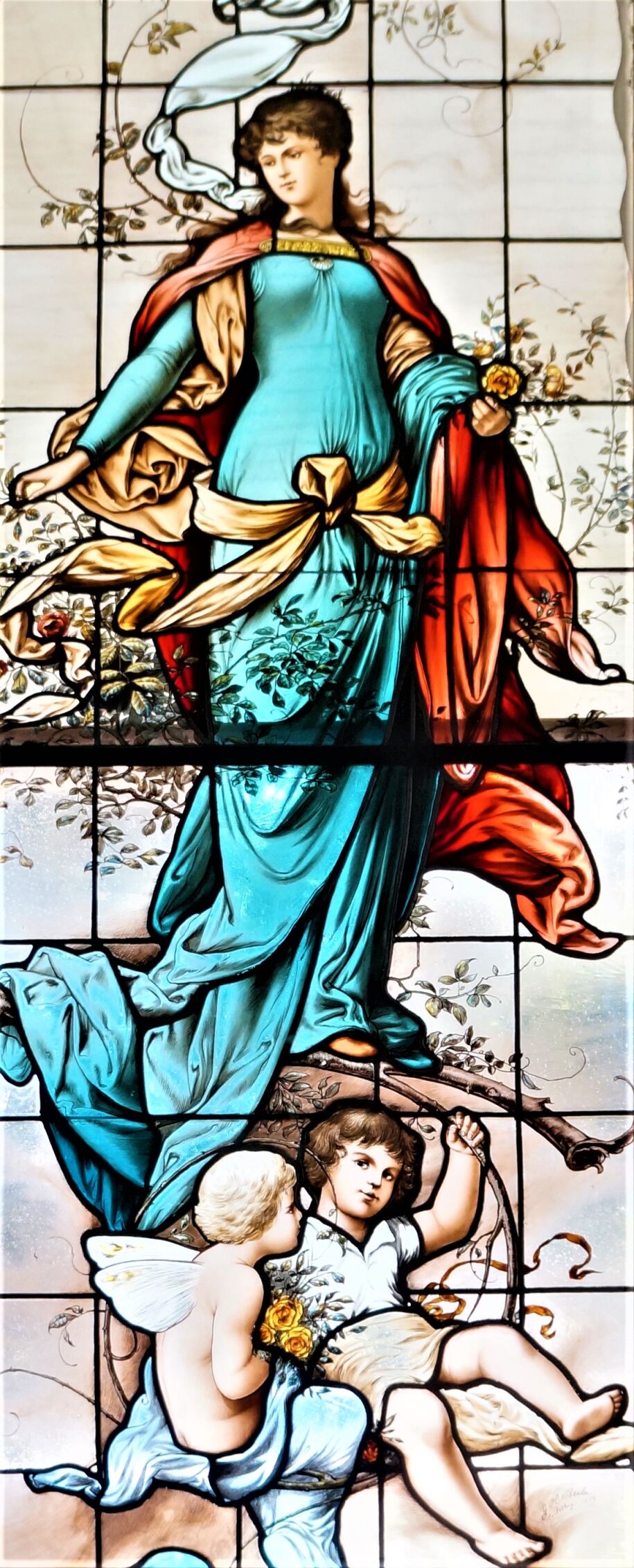 Black Point: Stained Glass in Music Room.jpg